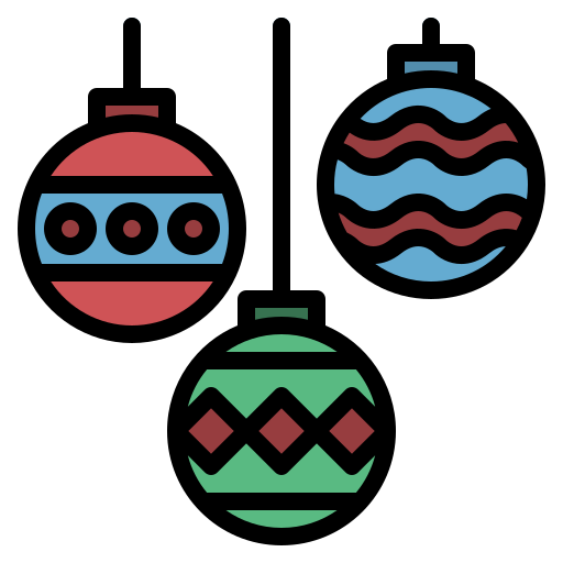 Bauble Generic Outline Color icon