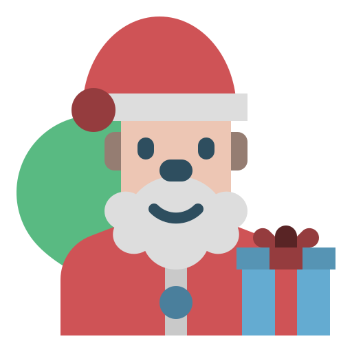 papá noel icono gratis