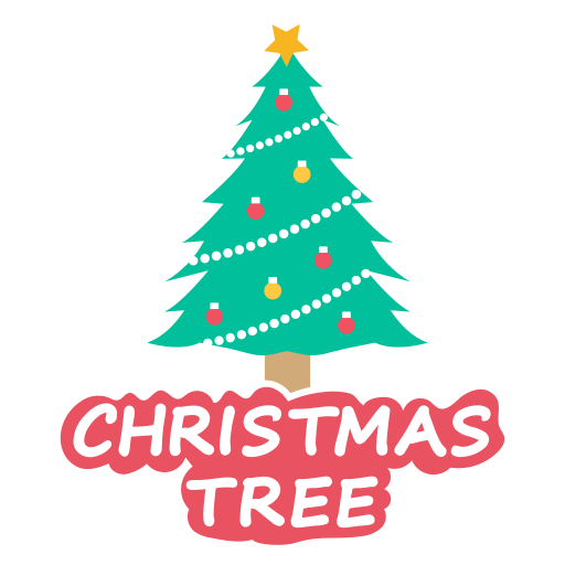 Arvore De Natal Christmas Tree Sticker - Arvore De Natal Christmas
