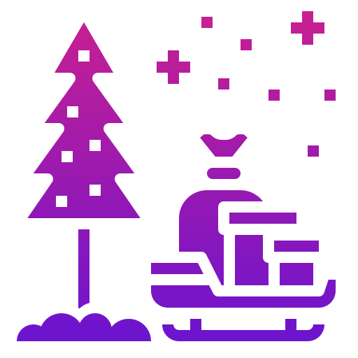 árbol de navidad icono gratis