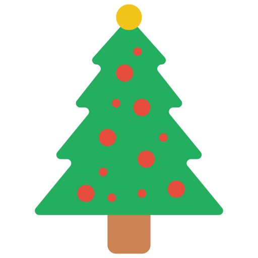 Christmas tree Basic Miscellany Flat icon