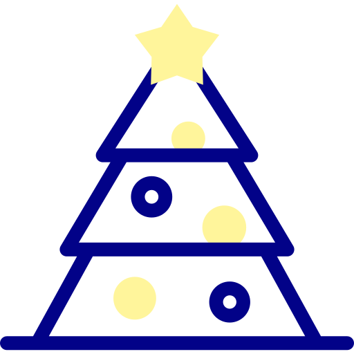 árbol de navidad icono gratis