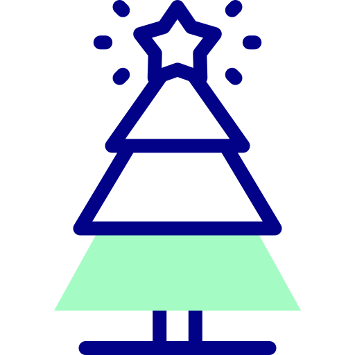 árbol de navidad icono gratis