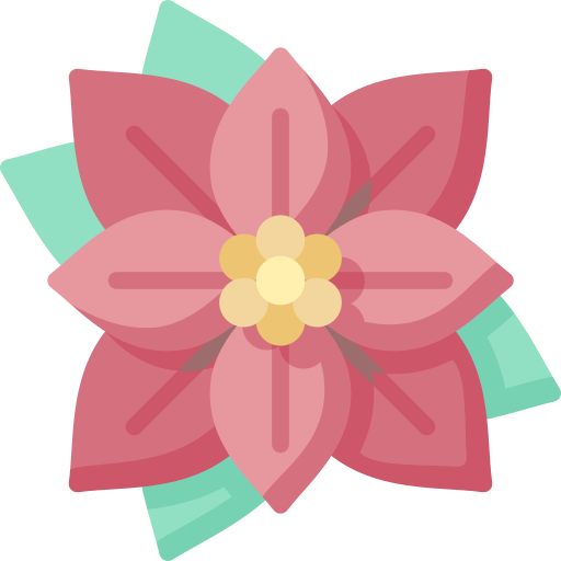 Poinsettia Special Flat Icon