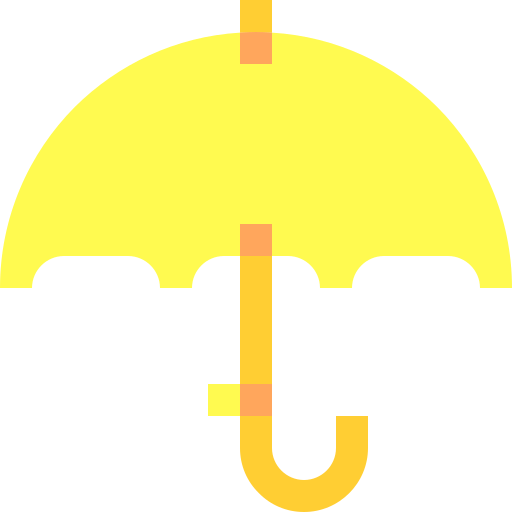 Umbrella Basic Sheer Flat Icon