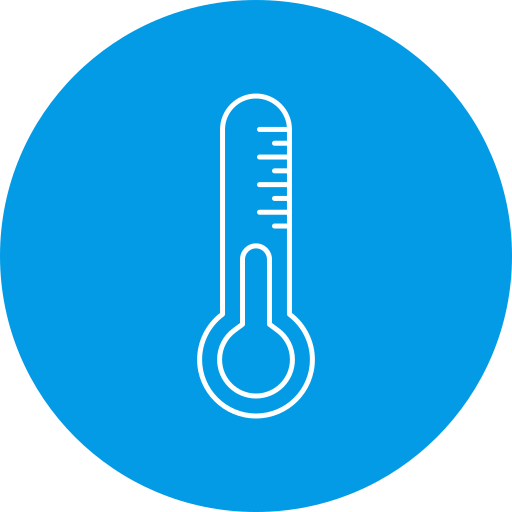 Thermometer Generic Circular icon