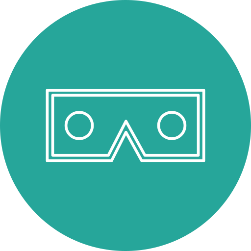 gafas de realidad virtual icono gratis