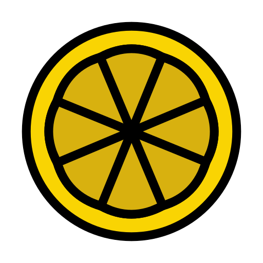 Lemon Vector Stall Lineal Color icon