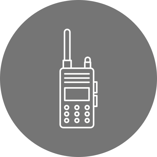 talkie walkie Icône gratuit