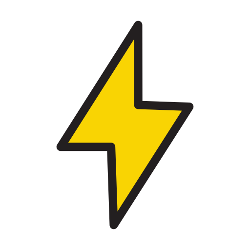 Flash Vector Stall Lineal Color icon