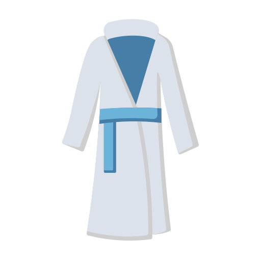Bathrobe free icon