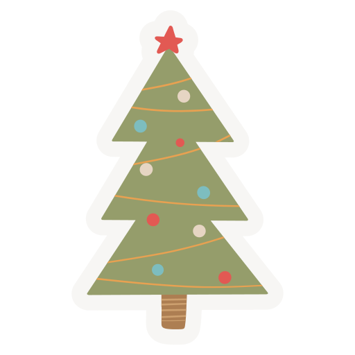 Christmas tree Stickers - Free holidays Stickers