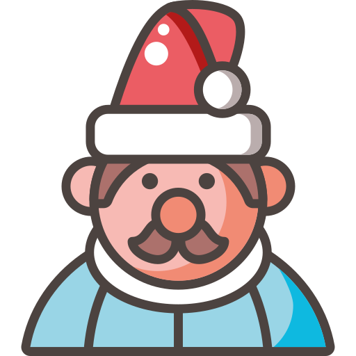 papá noel icono gratis