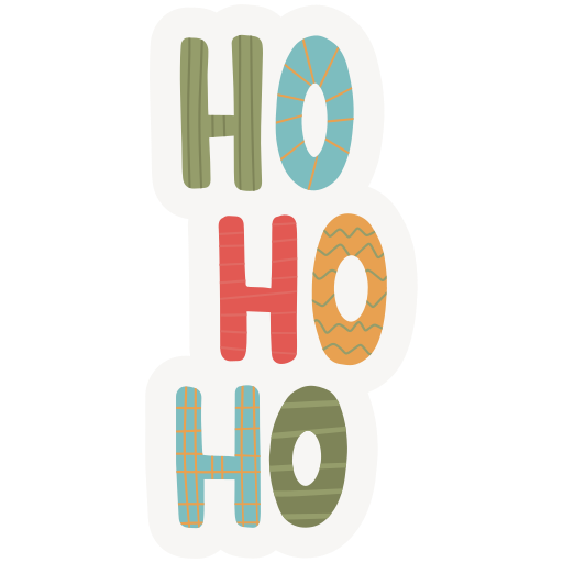 ho ho ho gratis sticker