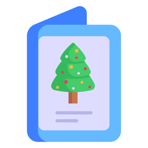 tarjeta de navidad icono gratis