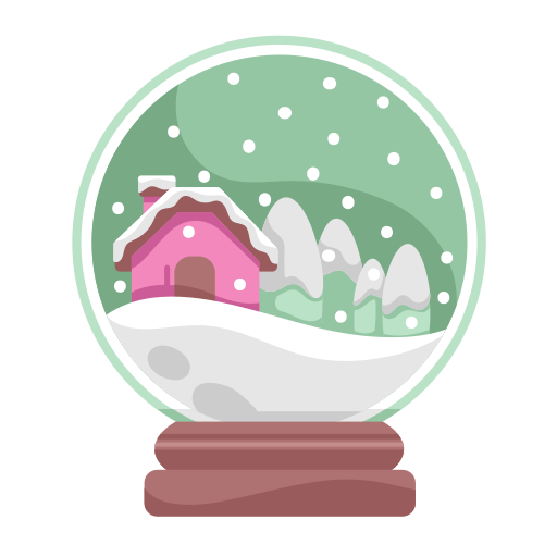 schneekugel kostenlos Sticker