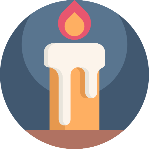 Candle Detailed Flat Circular Flat icon