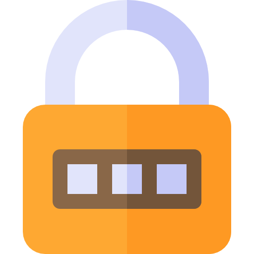 Padlock Basic Rounded Flat icon