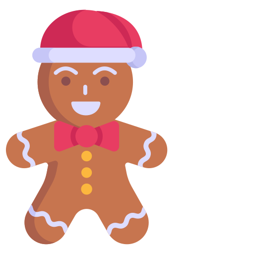 Gingerbread man Generic Flat icon