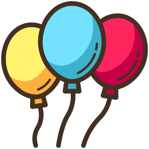 des ballons Icône gratuit des ballons Icône gratuit