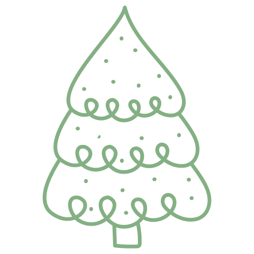 árbol de navidad icono gratis