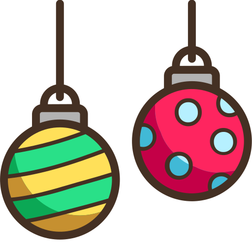 Christmas balls Generic Outline Color icon