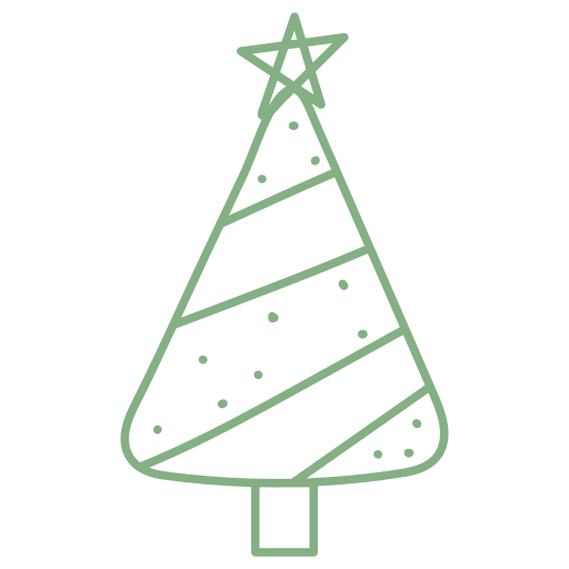 árbol de navidad icono gratis