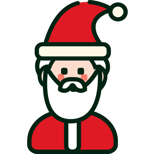 papá noel icono gratis