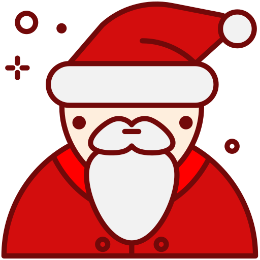 papá noel icono gratis