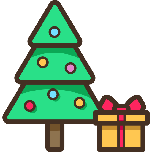 árbol de navidad icono gratis