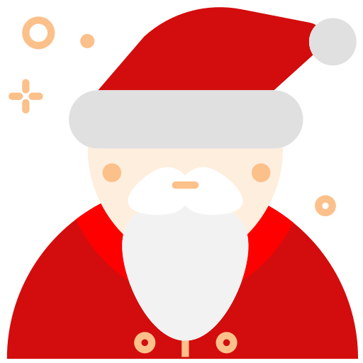 papá noel icono gratis