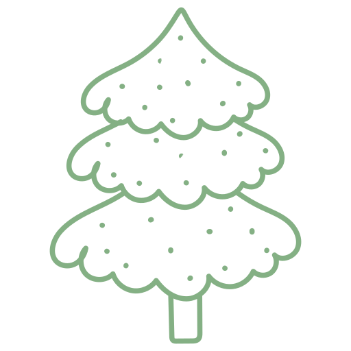 árbol de navidad icono gratis