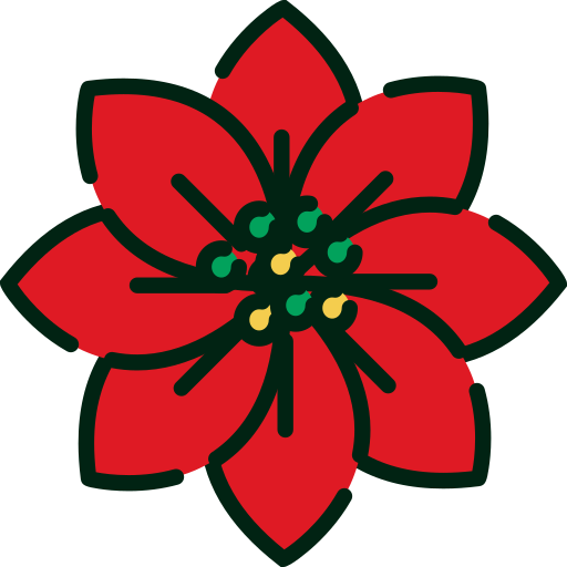 poinsettia icono gratis