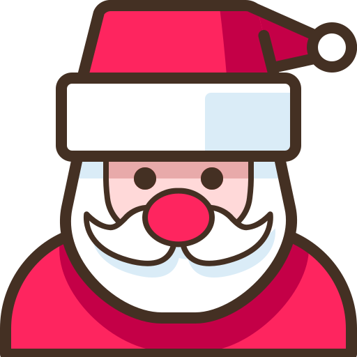 papá noel icono gratis