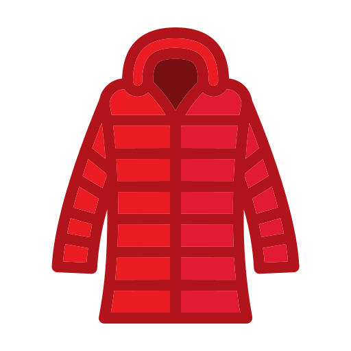Winter jacket - free icon