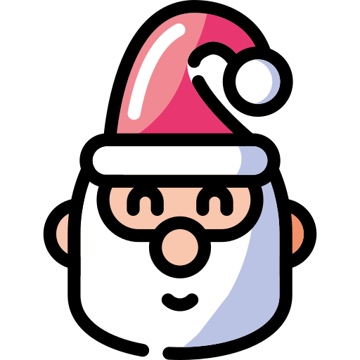 papá noel icono gratis