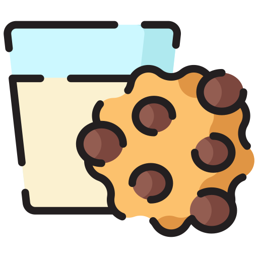 biscuit et lait Icône gratuit biscuit et lait Icône gratuit