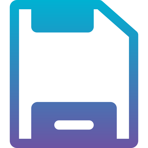 Floppy disk Generic Flat Gradient icon