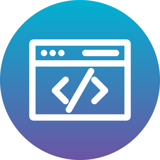 Coding Generic Flat Gradient icon