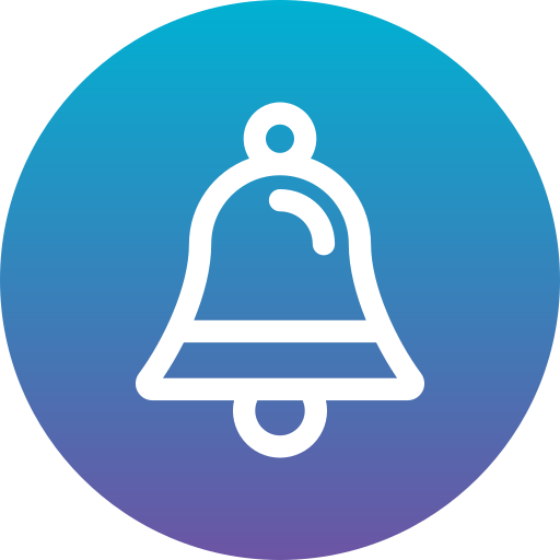 Bell Generic Flat Gradient icon