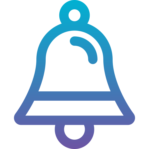 Bell Generic Gradient icon