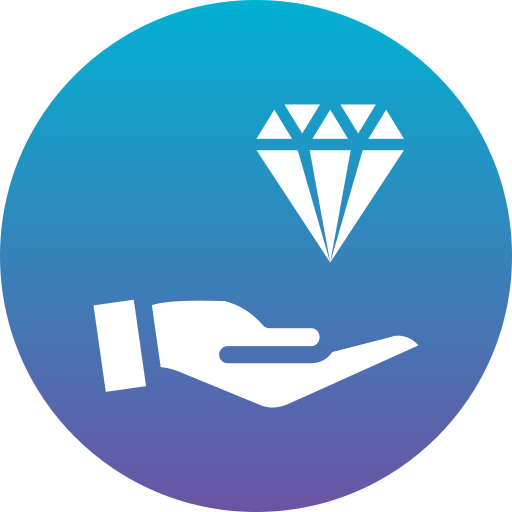 Diamond Generic Flat Gradient icon