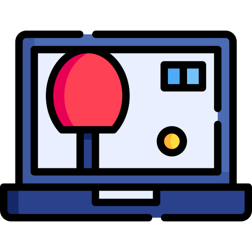 tenis de mesa icono gratis