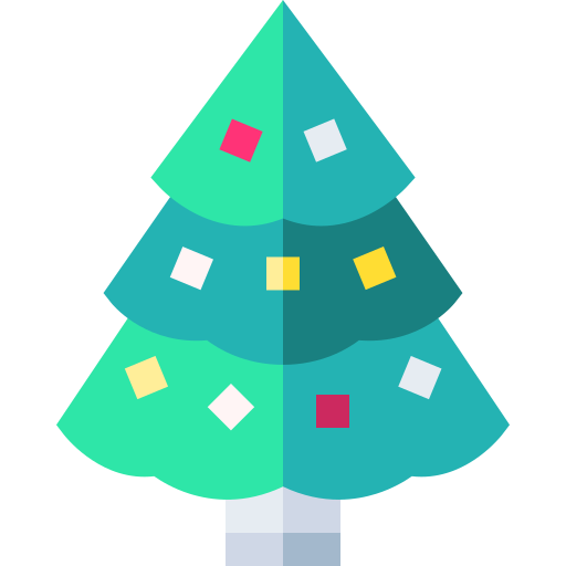 árbol de navidad icono gratis