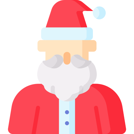 papá noel icono gratis