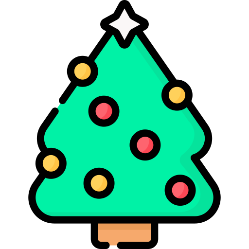 árbol de navidad icono gratis