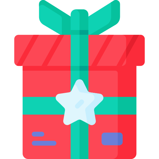 caixa de presente grátis ícone