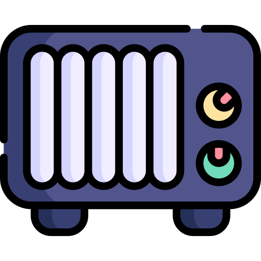 Heater Kawaii Lineal color icon