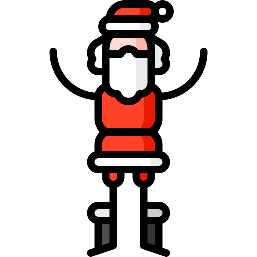 papá noel icono gratis