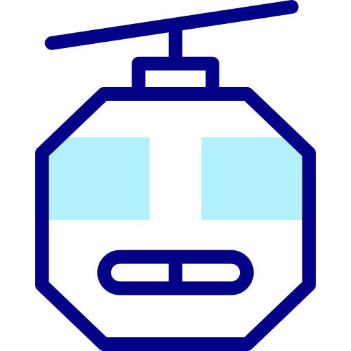 cabina del teleférico icono gratis